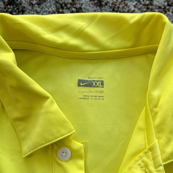 Nike Rafael Nadal 2009 US Open Tennis Polo Yellow XXL - Picture 5 of 9